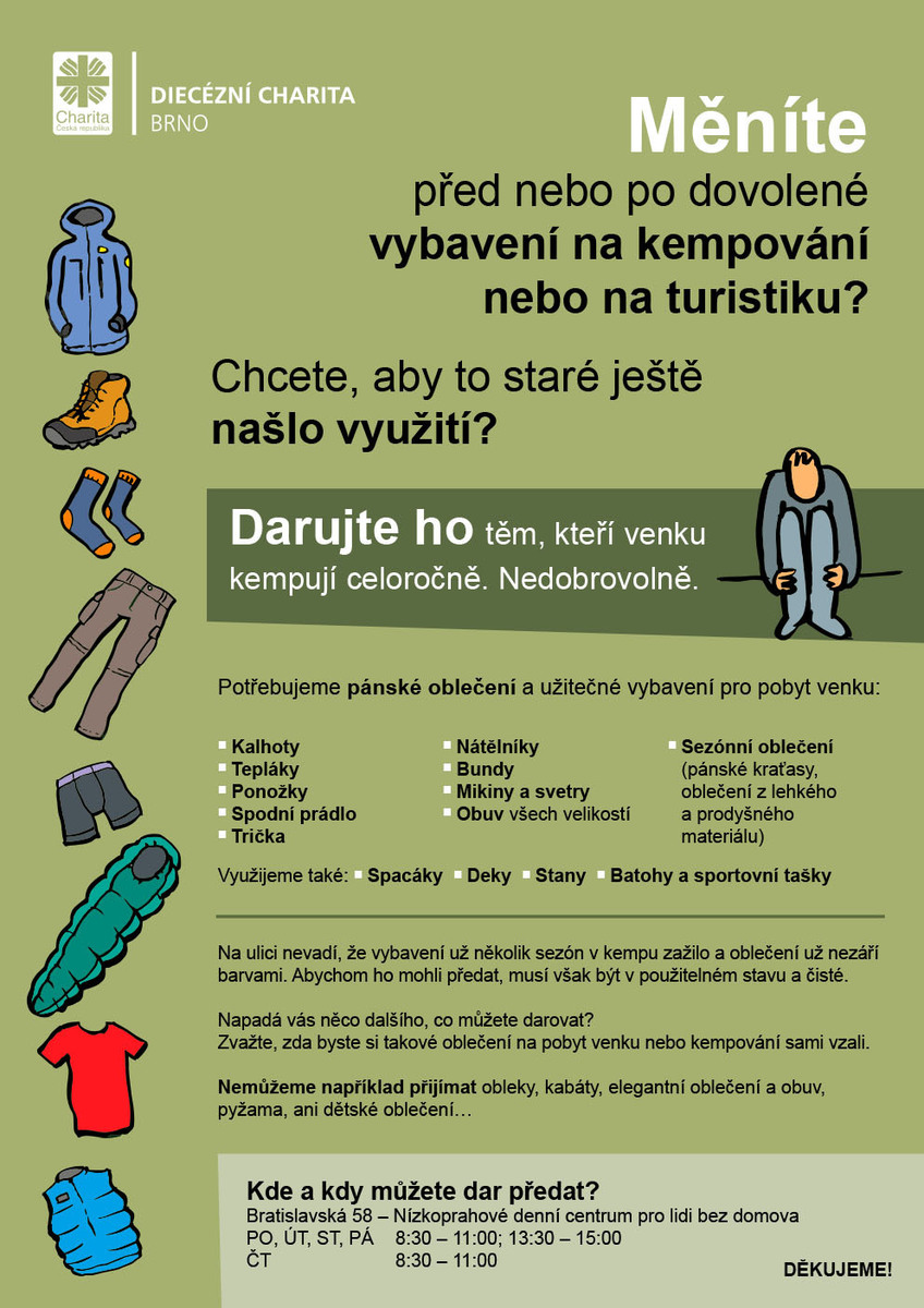 Letni sbirka obleceni