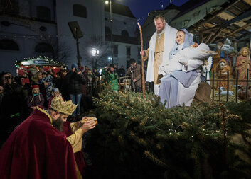 Tříkrálový průvod centrem Brna