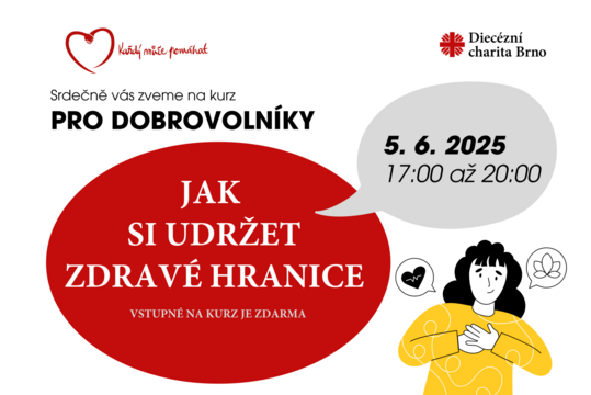 Kurz pro dobrovolníky: Jak si udržet zdravé hranice