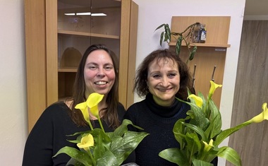 Yvona Hovorová a Lucie Adamová, dlouholeté pečovatelky Charitní pečovatelské služby sv. Rity