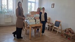 V Domově sv. Markéty potěšily maminky dárky od Femme Palette